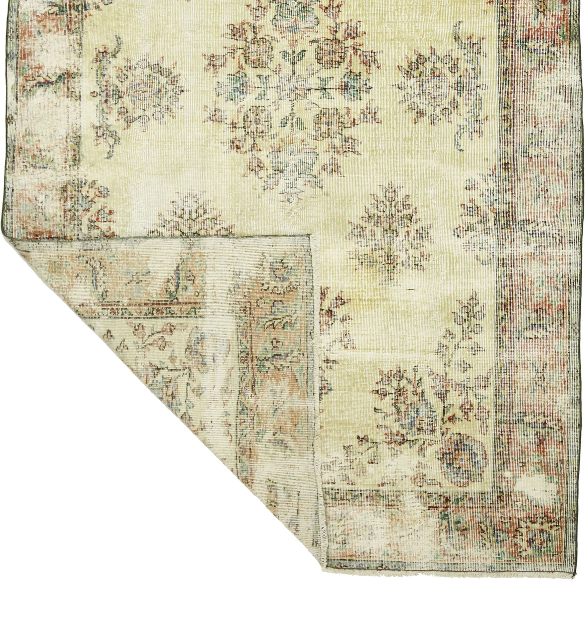 Anatolian handmade vintage rug 256 cm x 162 cm