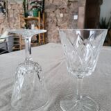 Set of 2 Reims crystal glasses