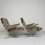 Set of 2 armchairs, model Copenhague, Francois Letourneur, 1960s