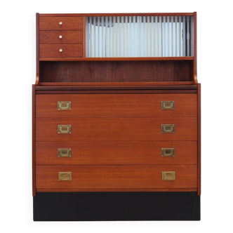 Teak secretary, Danish design, 1970s, production: Denmark