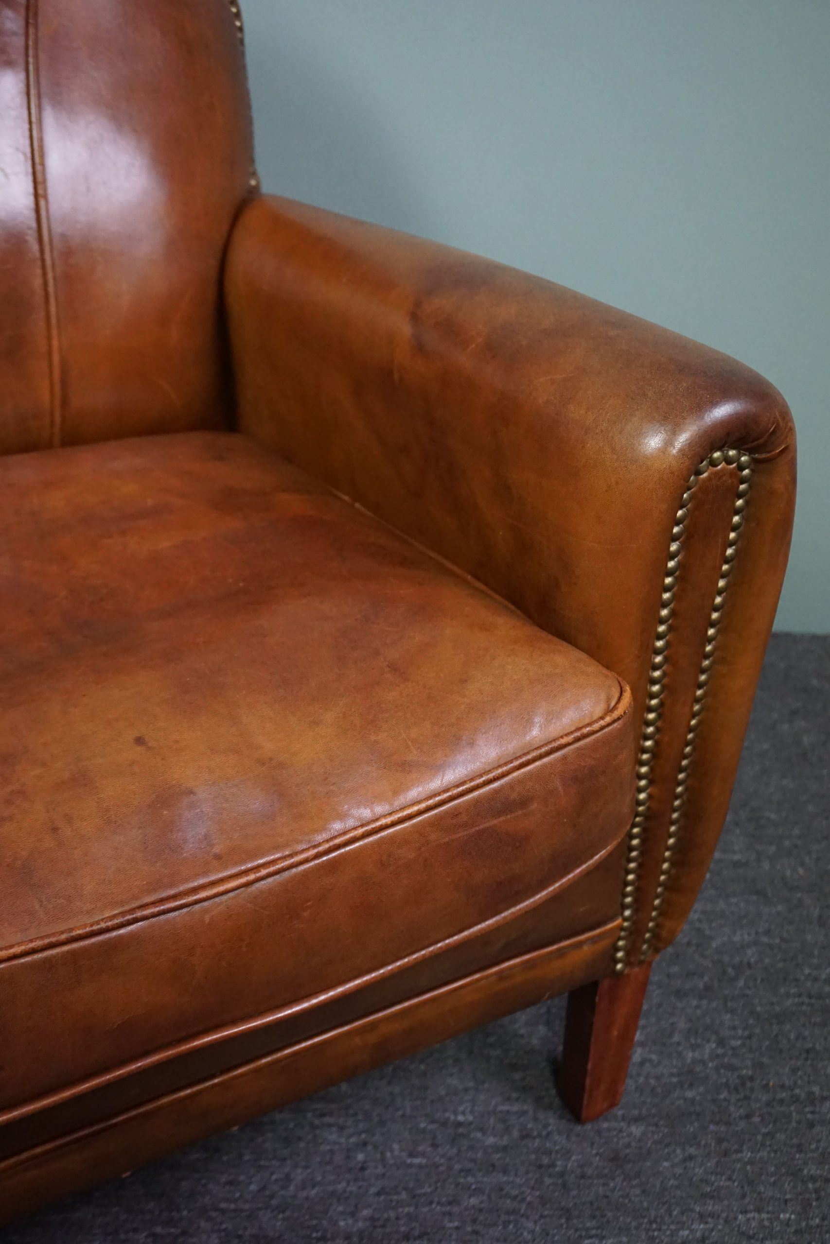 Sheep leather armchair