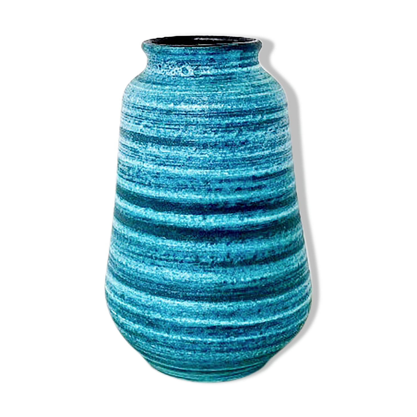 Blue vase Accolay series "Gallic"