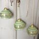 3 vintage pendant lamps
