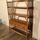 Rattan Bookshelf Drawer