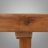 French Rustic Wooden Dining Table, 1950s