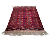 Tapis turkmène vintage 133 x 84 cm
