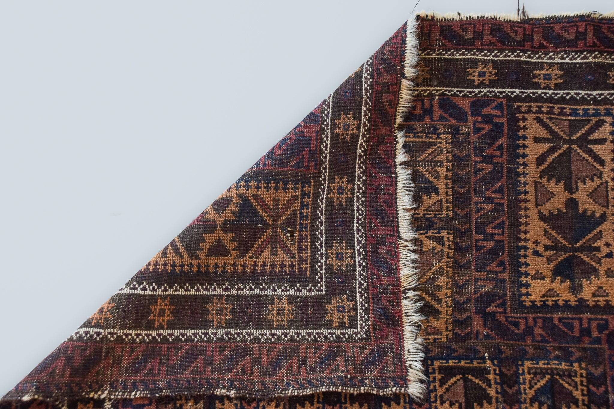 Baloutche antique - Tapis de prière tissé à la main