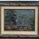 Eminent dancre 1901-1977. champrosay-forest, 1938. oil on panel.