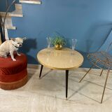 Vintage tripod coffee table 1950