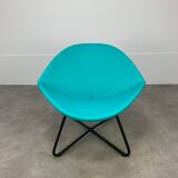 Fauteuil de Niels Gammelgaard modèle Lips pour Ikea bleu, vert