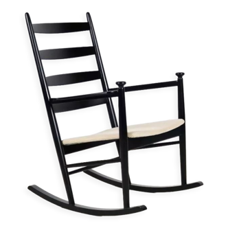 Rocking chair par Poul Volther pour Gemla 1950s