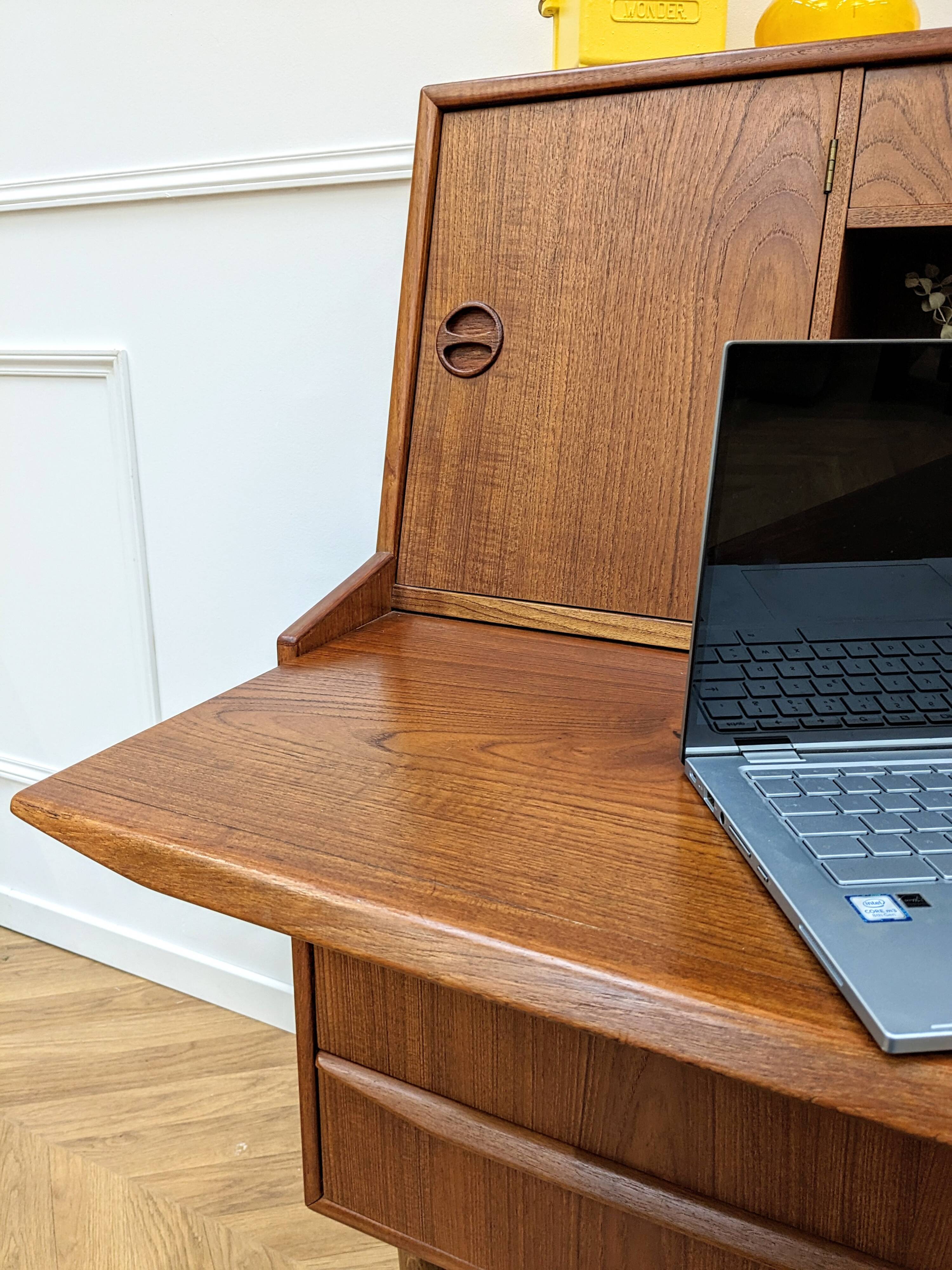 Vintage teak secretary
