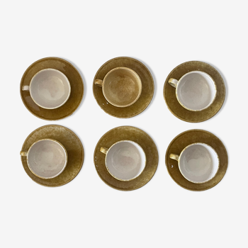 6 tasses à thé André Freymond