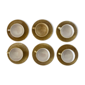 6 tea cups André Freymond