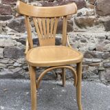 Viennese chairs Bent wood Restaurant Paris bistro Fischel 1980