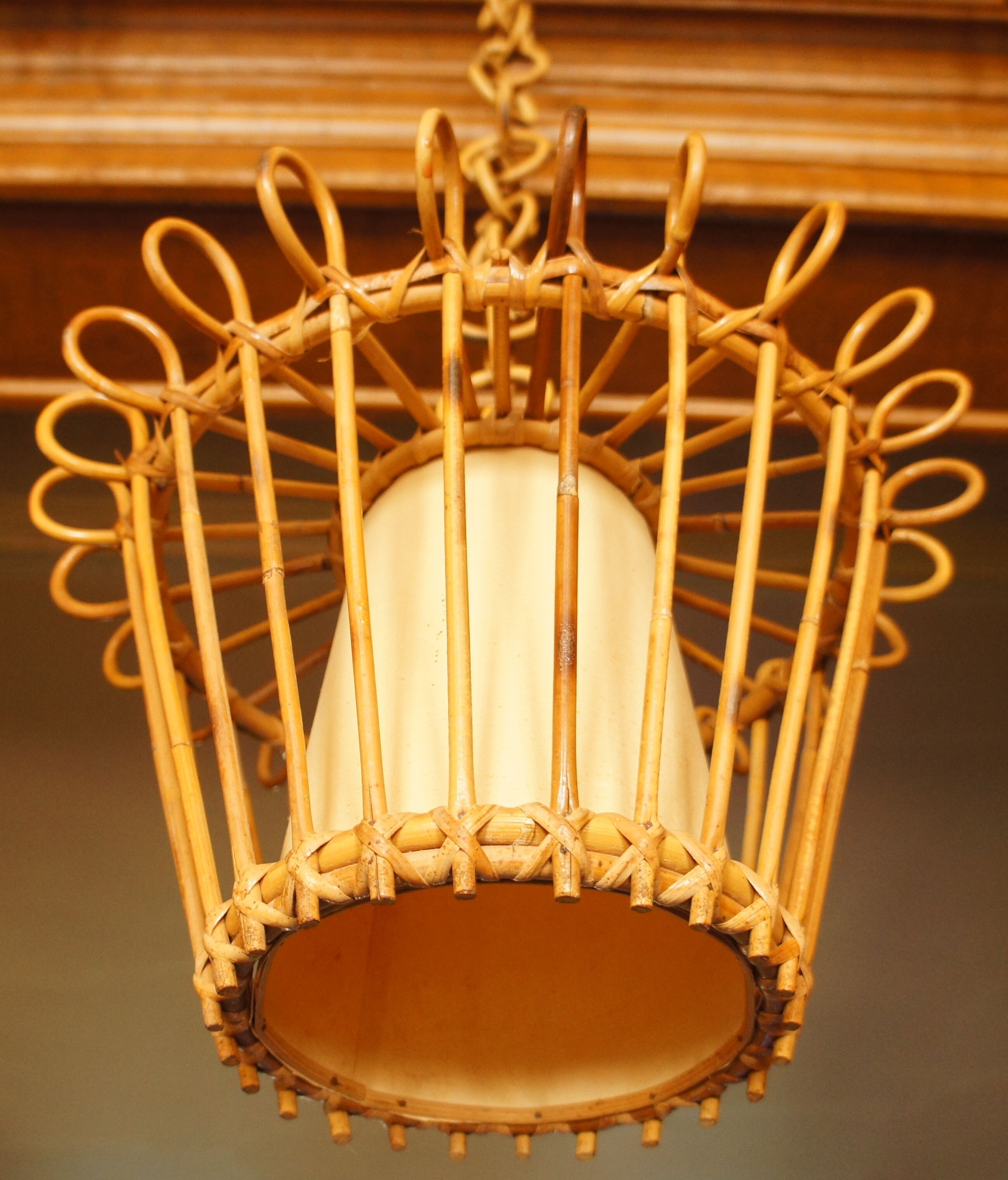 Rattan suspension 1950