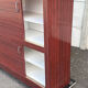 Vintage Partition Storage Unit – Organiser – Wooden Sliding Doors
