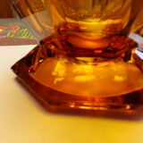 Amber art deco vase year 30 Czech Republic