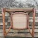 4 magnificent Baumann sled chairs, with caning.