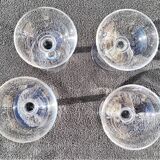 1 set of 4 champagne glasses