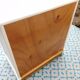Commode blanche en rotin