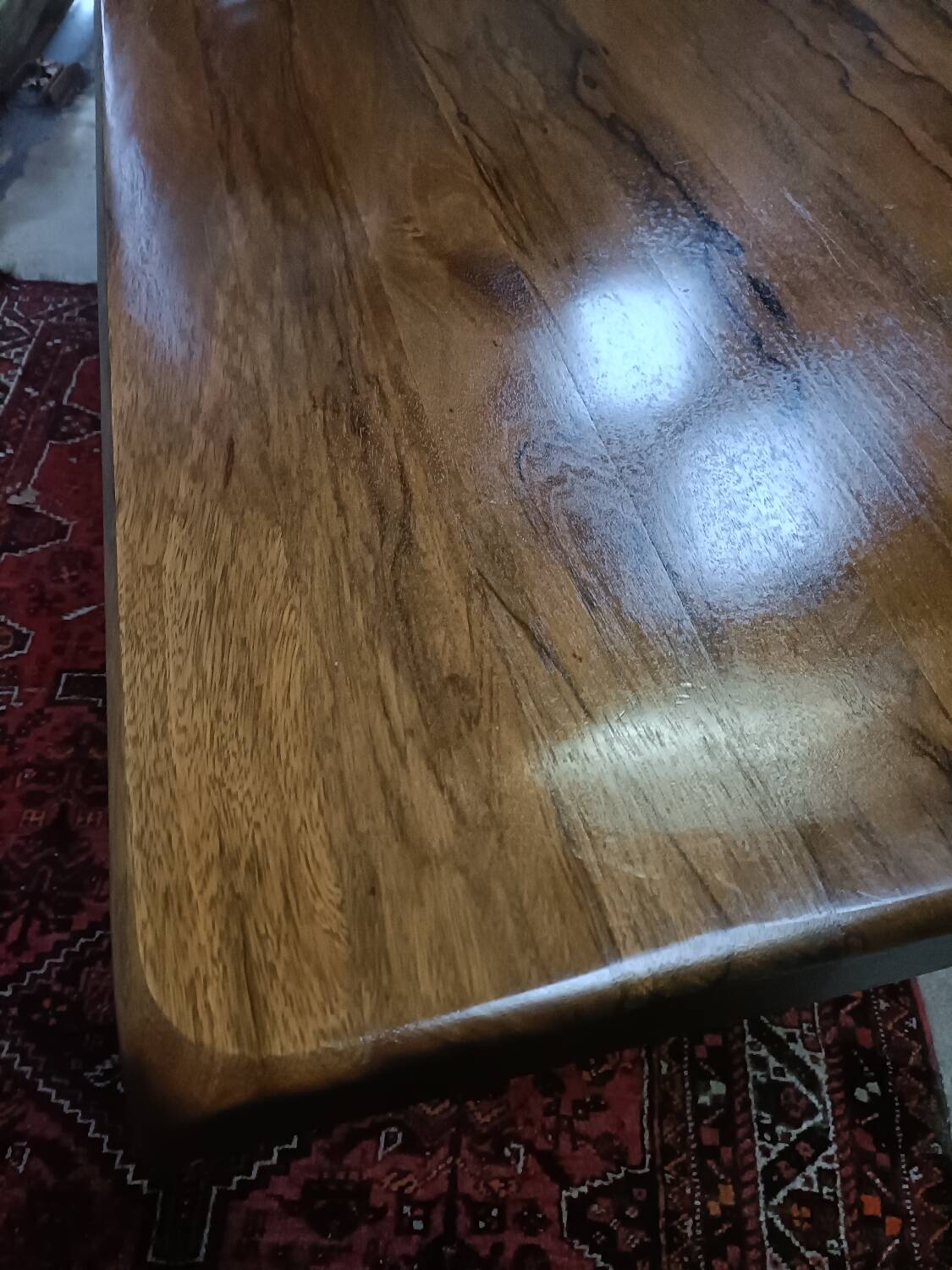 Solid wood monastery table