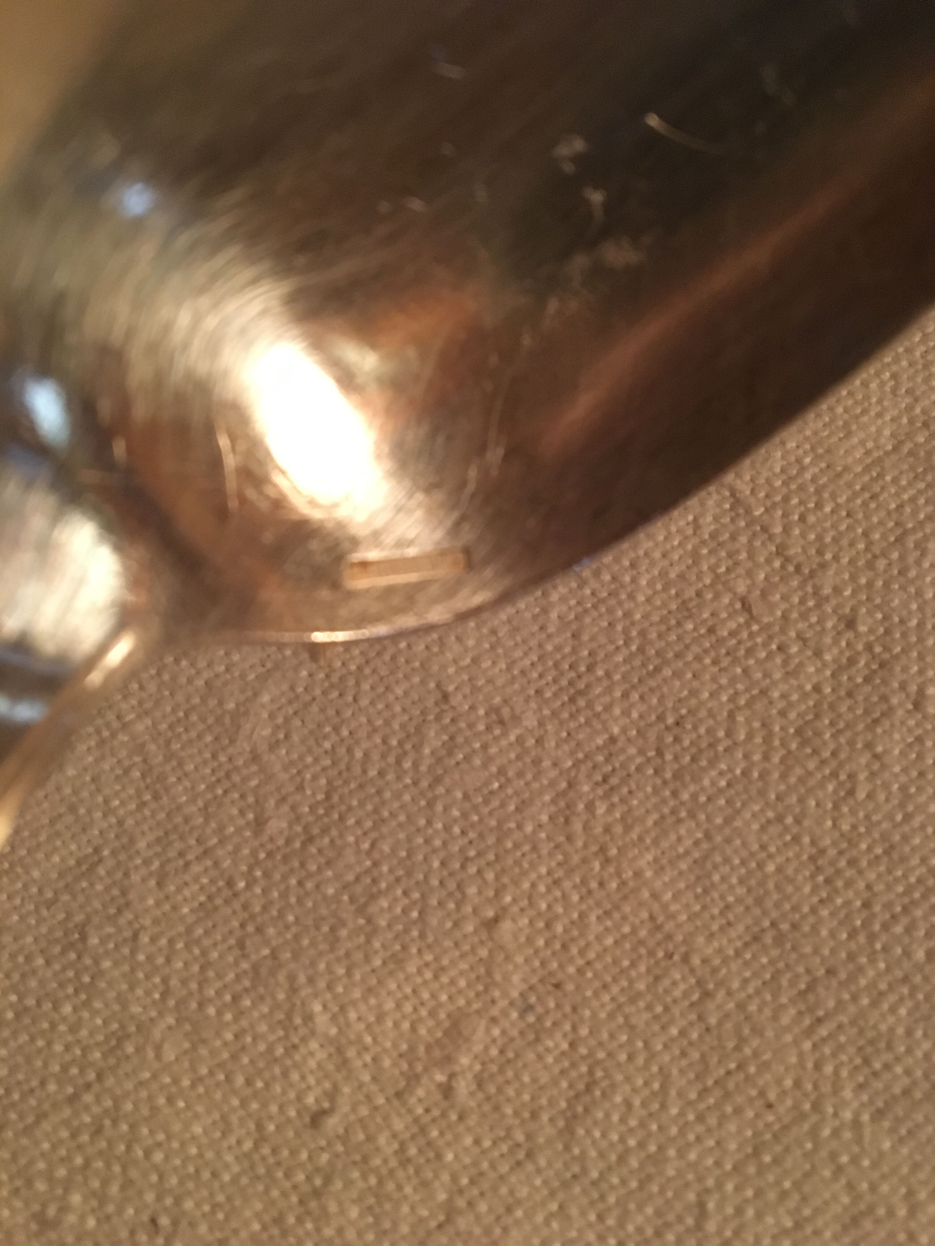 Pair of Christofle monogrammed cutlery