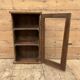 Vitrine murale en teck birman