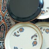 Saint-Amand Sologne enameled copper plates