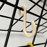 Minimalist German coat rack from the mid-century, 1960s.