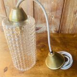 Glass and brass suspension.