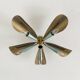 Golden Italian Flush Lamp