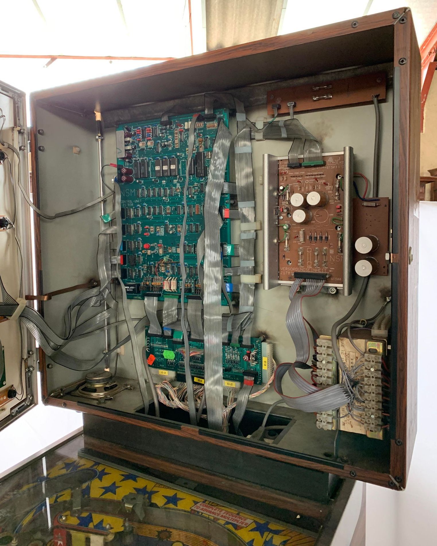 Rare pinball machine from the german brand gottlieb from the 1980s