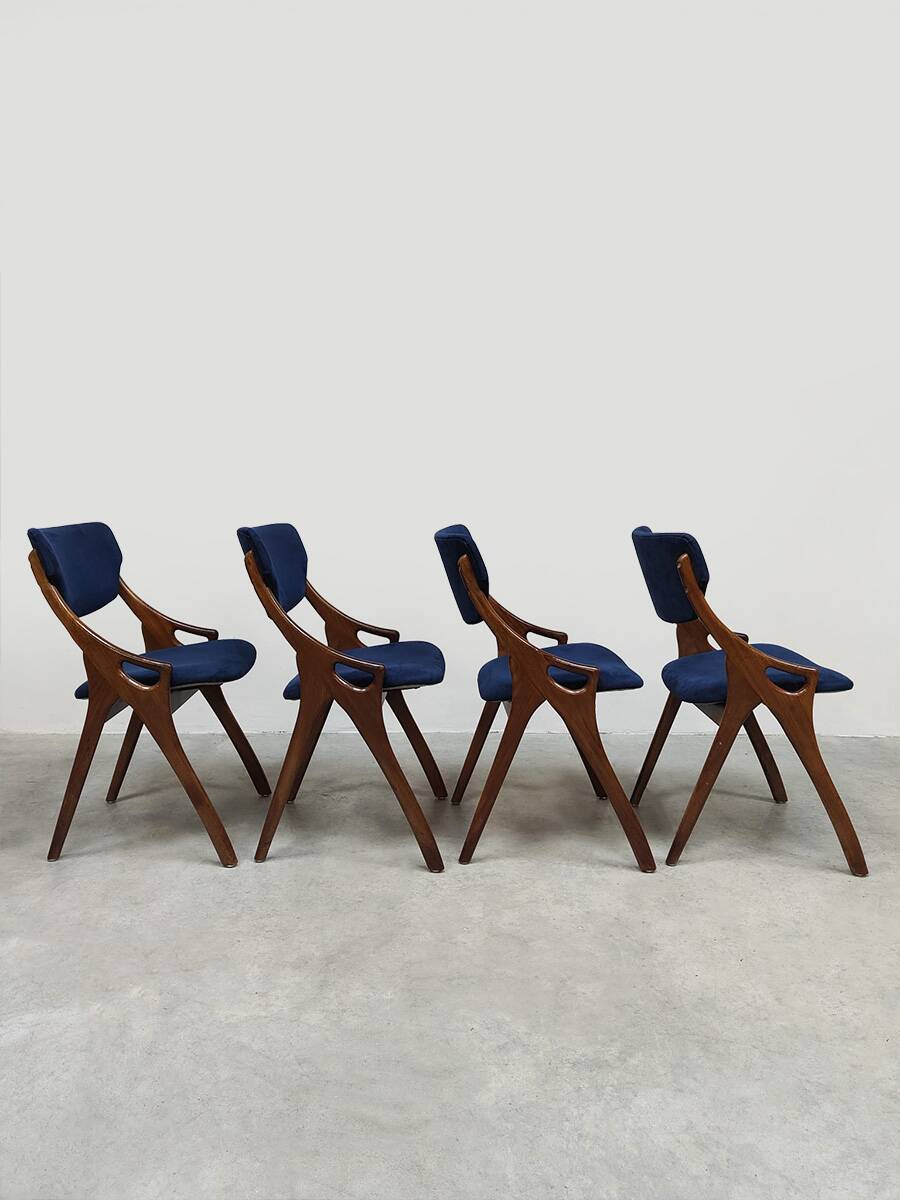 Danish vintage design dining chairs Hovmand Olsen