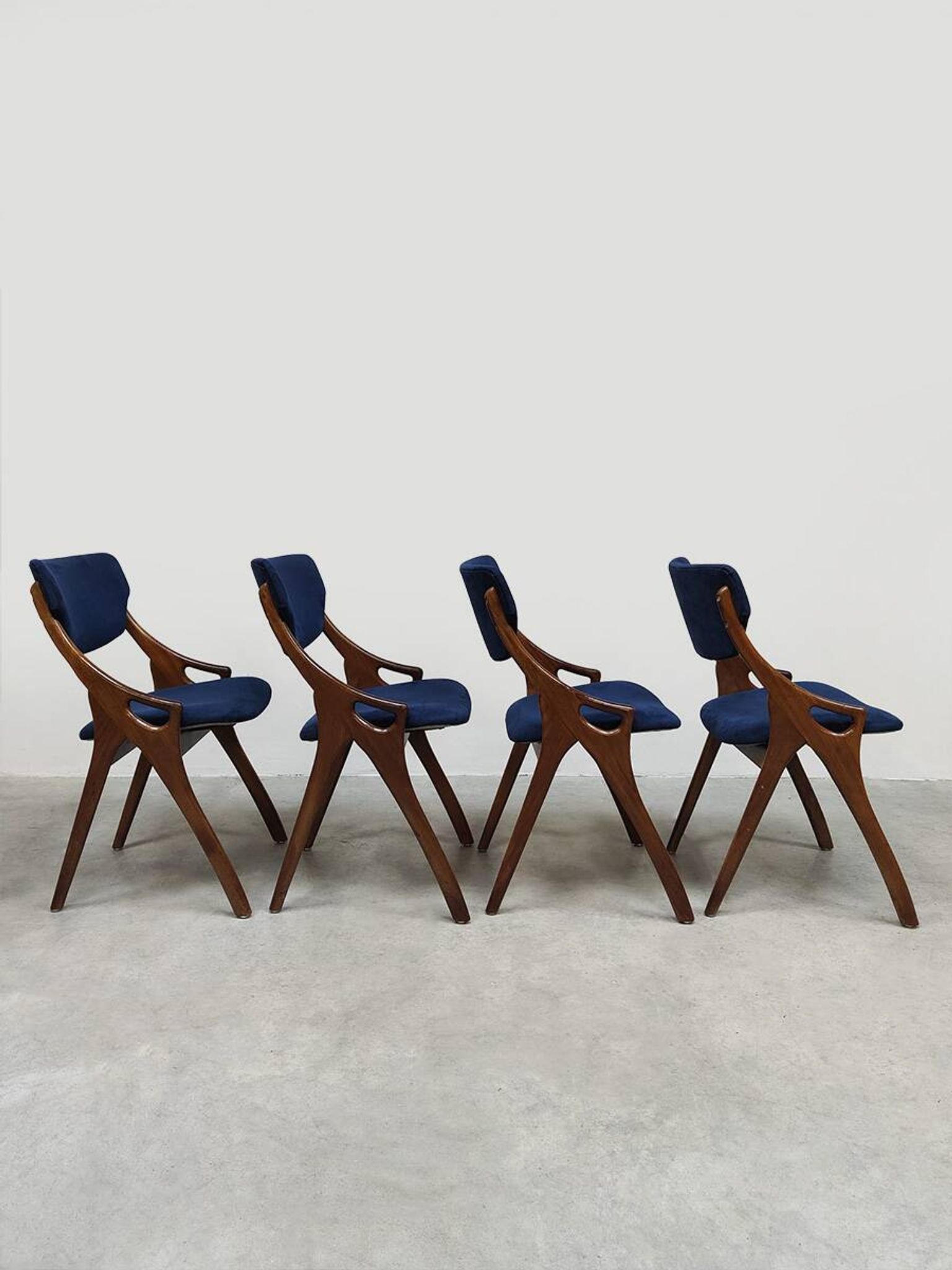 Danish vintage design dining chairs Hovmand Olsen