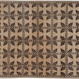 Vintage Turkish rug from Oushak, hand-woven 122x190 cm