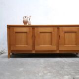 Vintage elm sideboard by Maison Regain editions