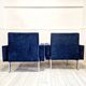 Pair of Mid-Century Danish Club Armchairs in Kiushu Style