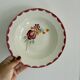 Set of 6 mismatched vintage soup plates