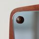 Miroir mural scandinave en teck avec tiroirs – design danois mid-century
