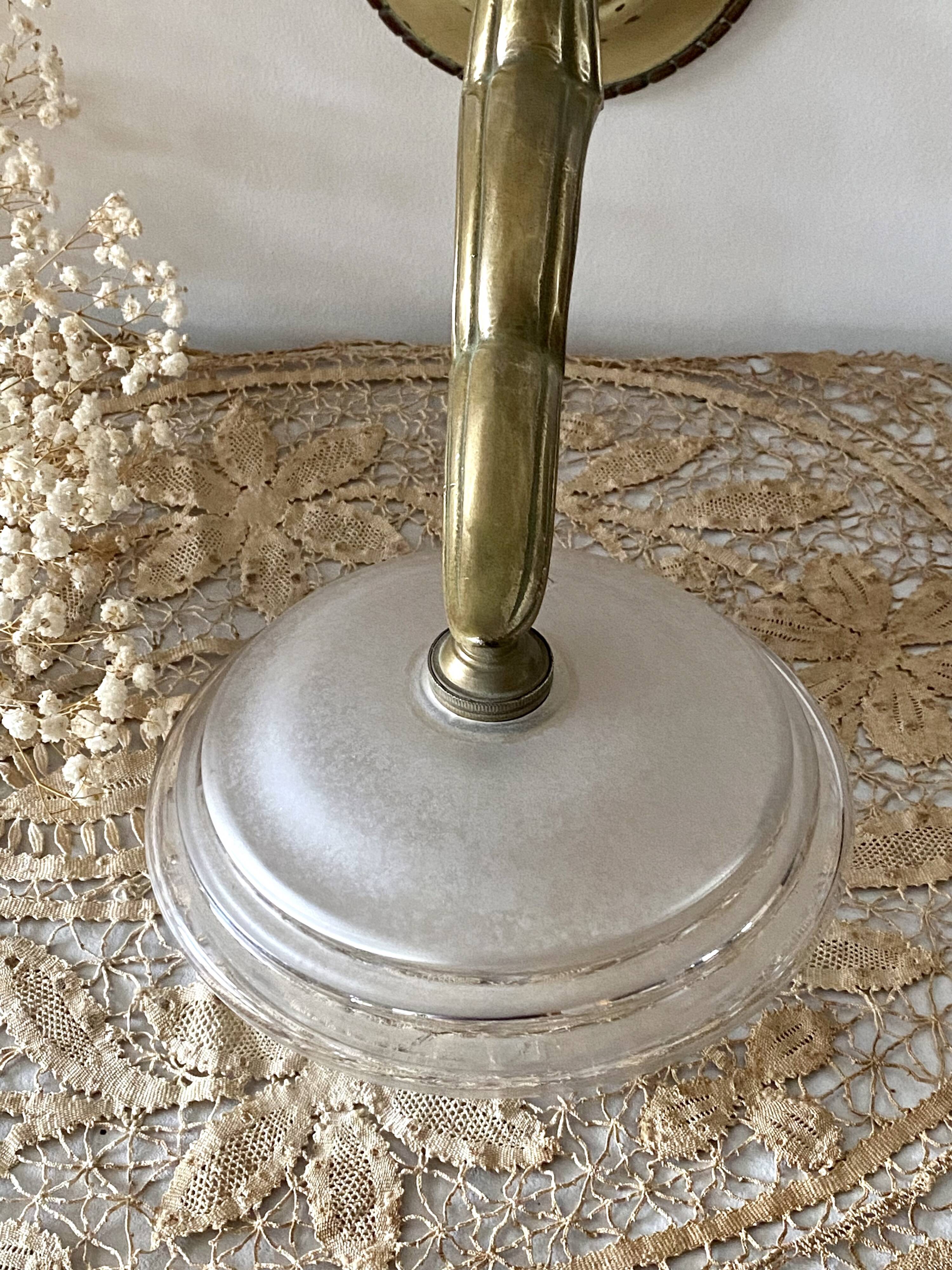 1930s bronze wall light