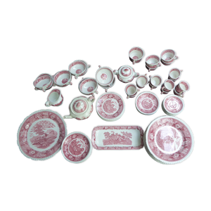 Service faience adams - rouge