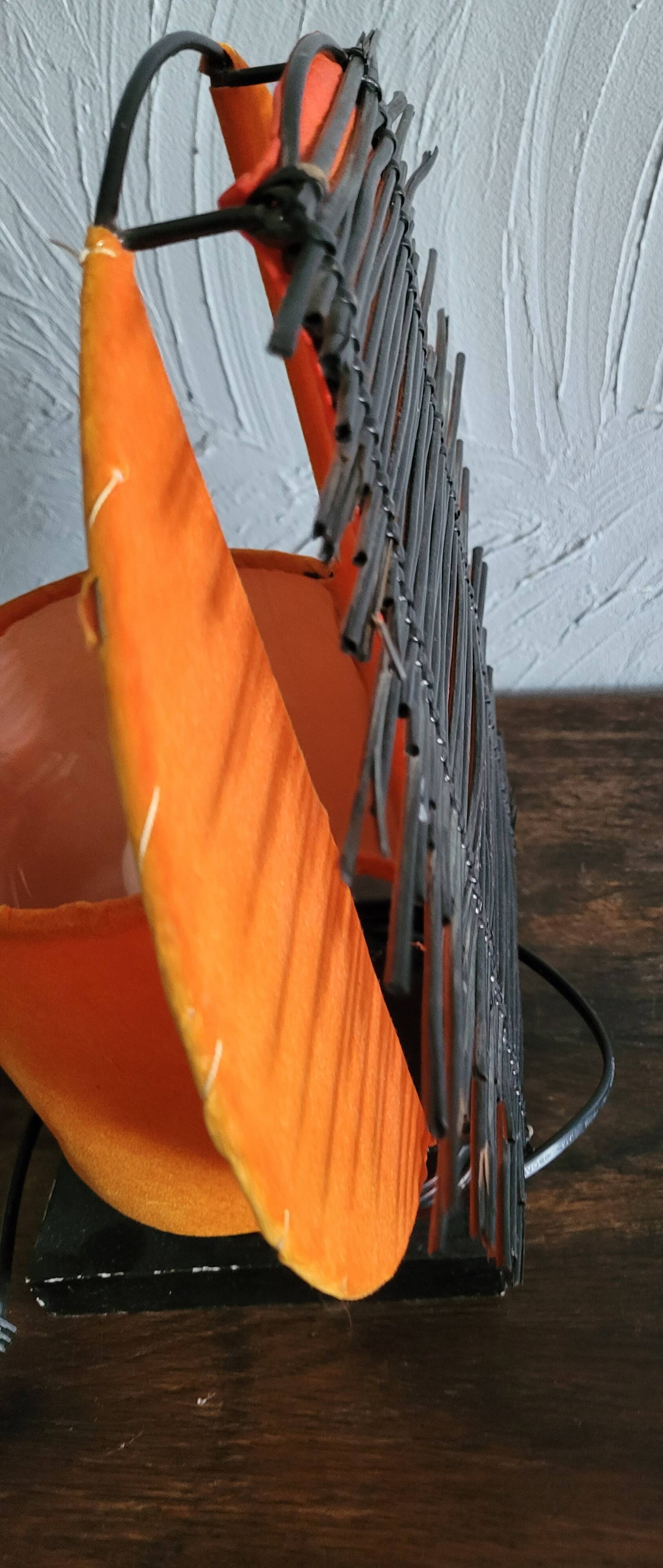 Vintage orange table lamp