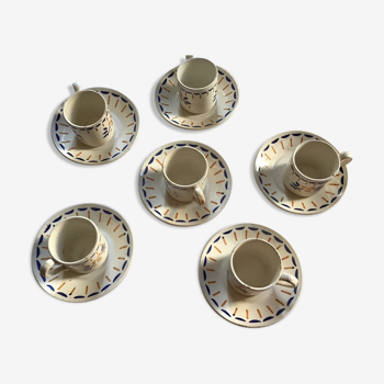 Art Deco 6-cup coffee set