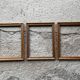 Set of 3 old wooden frames