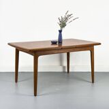 Teak Extendable Dining Table by Svend Aage Madsen for K. Knudsen & Son, 196