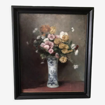 Bouquet of flower painting/oil on canvas