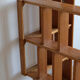 Wooden corner shelves