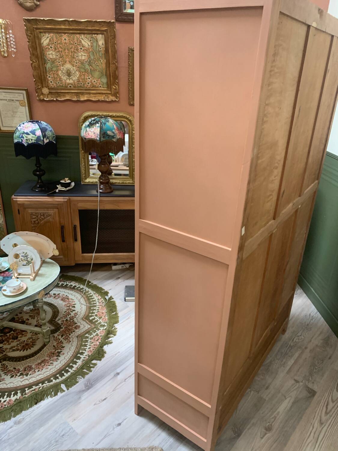 Parisian terracotta wardrobe