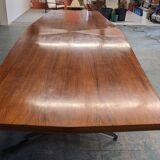 Table de conférence en palissandre d'Osvaldo Borsani pour Tecno 1968
